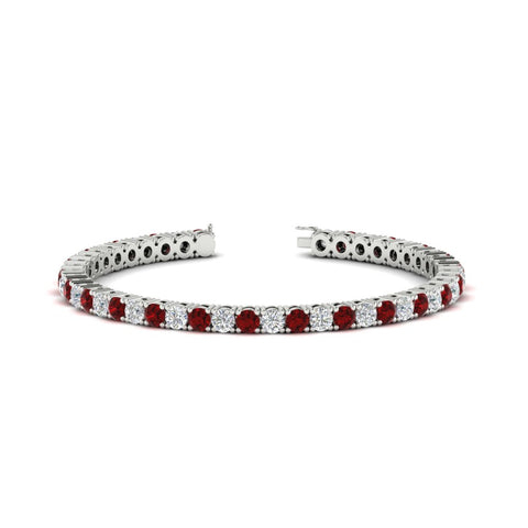 round-diamond-tennis-bracelet-with-ruby-7-carat-in-white-gold-fdbrc8635rogrudrangle2-7.00 ct-nl-wg