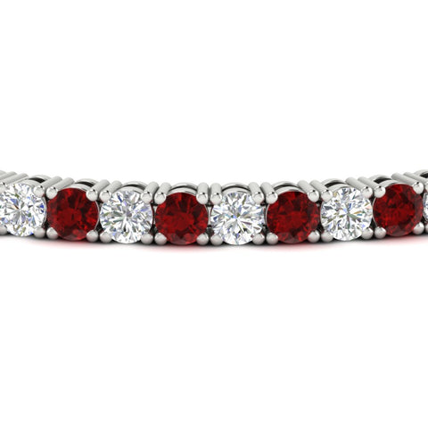 round-diamond-tennis-bracelet-with-ruby-7-carat-in-white-gold-fdbrc8635rogrudrangle2-7.00 ct-nl-wg