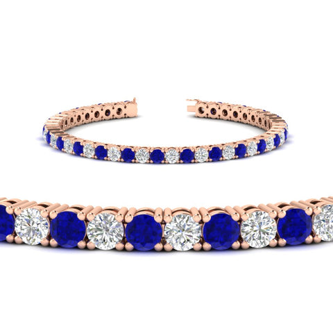 round-diamond-tennis-bracelet-with-sapphire-7-carat-in-rose-gold-fdbrc8635rogsablangle2-7.00 ct-nl-rg