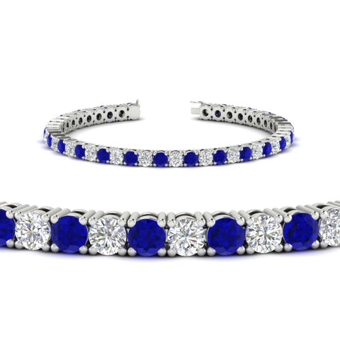 round-diamond-tennis-bracelet-with-sapphire-7-carat-in-white-gold-fdbrc8635rogsablangle2-7.00 ct-nl-wg