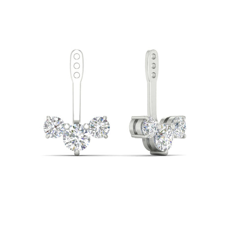 Round Diamond Tree Earring Jackets