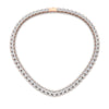 Load image into Gallery viewer, round-diamond-triangle-graduated-chocker-necklace-in-FDNK11335-(0.10CT)-NL-RG