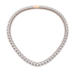 Load image into Gallery viewer, round-diamond-triangle-graduated-chocker-necklace-in-FDNK11335-(0.10CT)-NL-RG