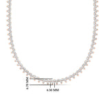 Load image into Gallery viewer, round-diamond-triangle-graduated-chocker-necklace-in-FDNK11335-(0.10CT)-NL-RG