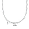 Load image into Gallery viewer, round-diamond-triangle-graduated-chocker-necklace-in-FDNK11335-(0.10CT)-NL-WG