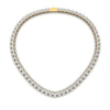 Load image into Gallery viewer, round-diamond-triangle-graduated-chocker-necklace-in-FDNK11335-(0.10CT)-NL-YG