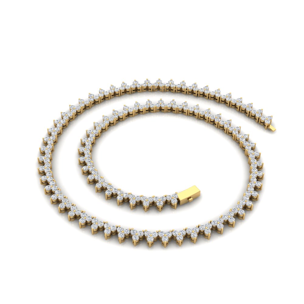 round-diamond-triangle-graduated-chocker-necklace-in-FDNK11335-(0.10CT)-NL-YG