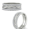 Load image into Gallery viewer, Triple Eternity Stack Ring