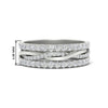 Load image into Gallery viewer, Triple Eternity Stack Ring