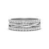 Load image into Gallery viewer, Triple Eternity Stack Ring