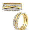 Load image into Gallery viewer, Triple Eternity Stack Ring