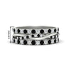 Load image into Gallery viewer, Triple Eternity Stack Ring