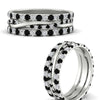 Load image into Gallery viewer, Triple Eternity Stack Ring