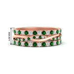 Load image into Gallery viewer, Triple Eternity Stack Ring
