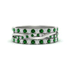 Load image into Gallery viewer, Triple Eternity Stack Ring