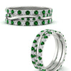 Load image into Gallery viewer, Triple Eternity Stack Ring