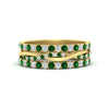 Load image into Gallery viewer, Triple Eternity Stack Ring
