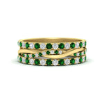 Load image into Gallery viewer, Triple Eternity Stack Ring
