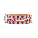 Load image into Gallery viewer, Triple Eternity Stack Ring
