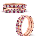 Load image into Gallery viewer, Triple Eternity Stack Ring
