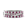 Load image into Gallery viewer, Triple Eternity Stack Ring