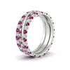Load image into Gallery viewer, Triple Eternity Stack Ring
