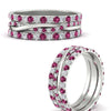 Load image into Gallery viewer, Triple Eternity Stack Ring