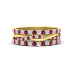 Load image into Gallery viewer, Triple Eternity Stack Ring
