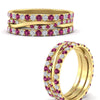 Load image into Gallery viewer, Triple Eternity Stack Ring