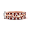 Load image into Gallery viewer, Triple Eternity Stack Ring