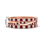 Load image into Gallery viewer, Triple Eternity Stack Ring
