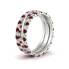 Load image into Gallery viewer, Triple Eternity Stack Ring