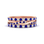 Load image into Gallery viewer, Triple Eternity Stack Ring
