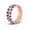 Load image into Gallery viewer, Triple Eternity Stack Ring