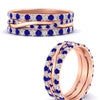 Load image into Gallery viewer, Triple Eternity Stack Ring