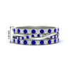 Load image into Gallery viewer, Triple Eternity Stack Ring