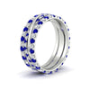 Load image into Gallery viewer, Triple Eternity Stack Ring