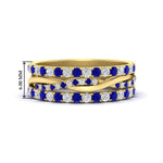 Load image into Gallery viewer, Triple Eternity Stack Ring
