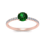 Load image into Gallery viewer, round-emerald-and-halo-engagement-ring-in-rose-gold-FD9168RORGEMGR-NL-RG-GS.jpg