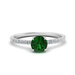 Load image into Gallery viewer, round-emerald-and-halo-engagement-ring-in-white-gold-FD9168RORGEMGR-NL-WG-GS.jpg