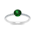 Load image into Gallery viewer, round-emerald-and-halo-engagement-ring-in-white-gold-FD9168RORGEMGR-NL-WG-GS.jpg