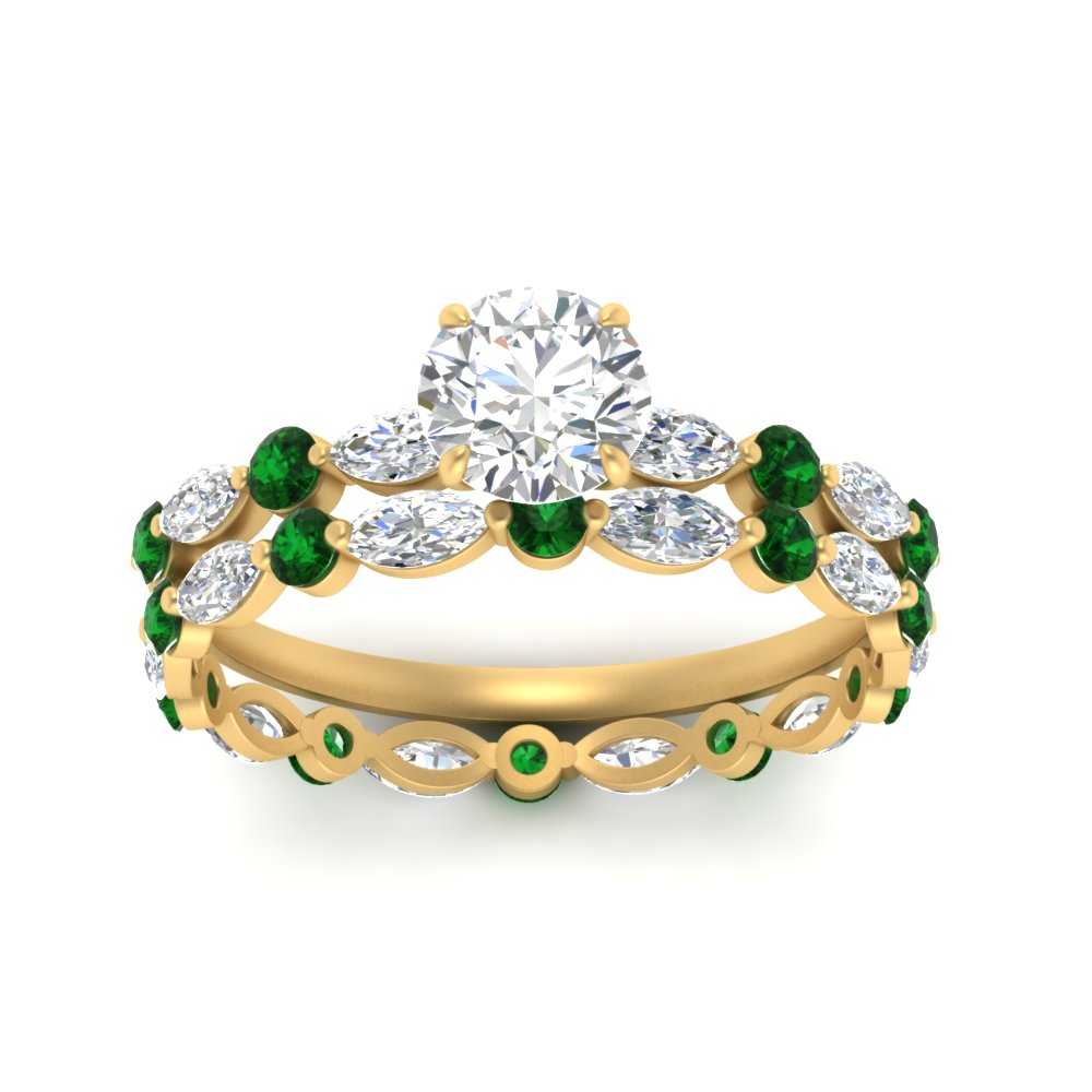 round-emerald-floating-marquise-accent-ring-with-eternity-wedding-band-in-yellow-gold-FDEWB9398ROGEMGRANGLE5-NL-YG.jpg?v=1758802198