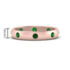 Load image into Gallery viewer, round-emerald-flush-eternity-wedding-band-in-rose-gold-FD10979ROGEMGR-NL-RG.jpg