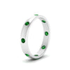Load image into Gallery viewer, round-emerald-flush-eternity-wedding-band-in-white-gold-FD10979ROGEMGR-NL-WG.jpg