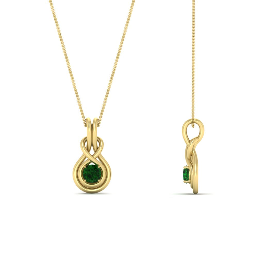 round-emerald-solitaire-infinity-knot-pendant-in-yellow-gold