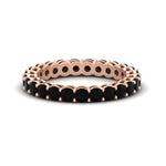 Load image into Gallery viewer, round-eternity-black-diamond-ring-for-engagement-ring-2-ctw.-in-rose-gold-FD11249ROBGBLACK-2.00CT-NL-RG