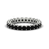 Load image into Gallery viewer, round-eternity-black-diamond-ring-for-engagement-ring-2-ctw.-in-white-gold-FD11249ROBGBLACK-2.00CT-NL-WG