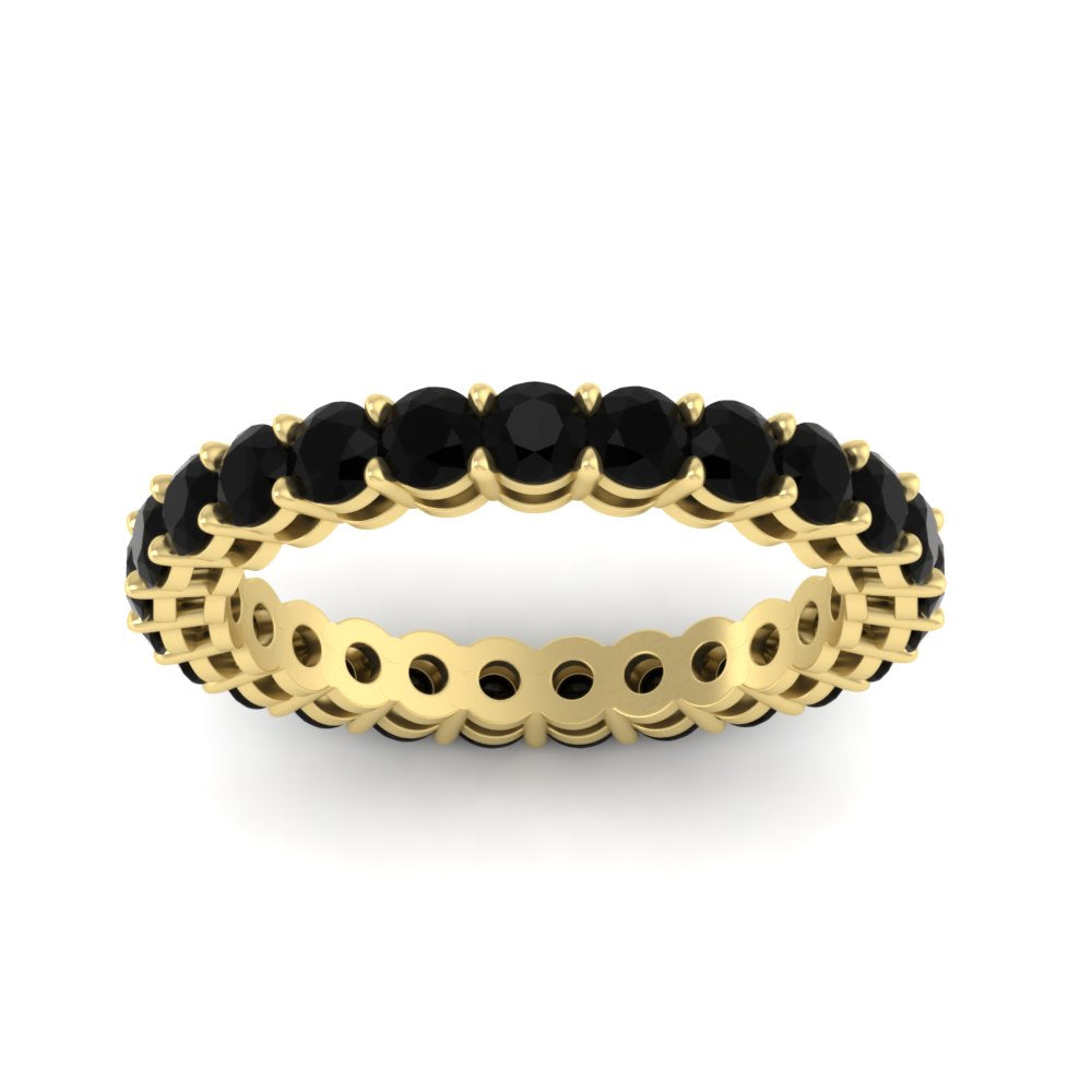 round-eternity-black-diamond-ring-for-engagement-ring-2-ctw.-in-yellow-gold-FD11249ROBGBLACKANGLE5-2.00CT-NL-YG