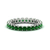 Load image into Gallery viewer, round-eternity-emerald-ring-for-engagement-ring-2-ctw.-in-white-gold-FD11249ROBGEMGR-2.00CT-NL-WG