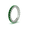 Load image into Gallery viewer, round-eternity-emerald-ring-for-engagement-ring-2-ctw.-in-white-gold-FD11249ROBGEMGRANGLE2-2.00CT-NL-WG
